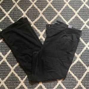 Micro Flare black jeans